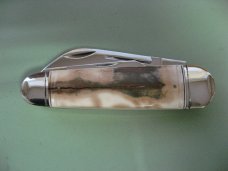 TUNA VALLEY MAMMOTH IVORY SLEEVEBOARD SUNFISH WHITTLER 1 OF 1