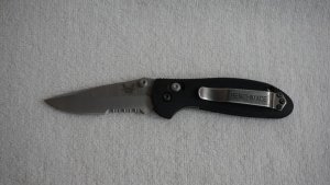 BENCHMADE USA 556 MEL PARDUE 154CM MINI GRIPTILIAN W/SATIN COMBO BLADE/CLIP *PRO SHARP!*