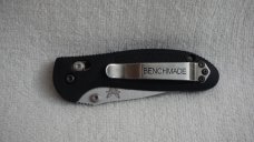 BENCHMADE USA 556 MEL PARDUE 154CM MINI GRIPTILIAN W/SATIN COMBO BLADE/CLIP *PRO SHARP!*