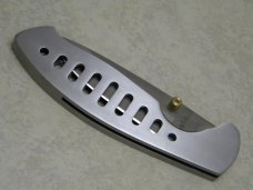 Rigid RG-1 Surgical Steel Japan Plain Edge Metal Linerlock Knife in Box