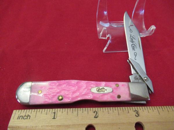 Case XX 2006 Pink Lady Case Cheetah Cub Pattern # 611 1/2 SS Case XX 2006 Pink Lady Case Cheetah Cub Pattern # 611 1/2 SS