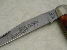 Parker-Frost USA 1978-3 (Schrade USA) Preferred Stock Series Red Bone Muskrat Knife in Box