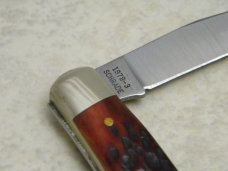 Parker-Frost USA 1978-3 (Schrade USA) Preferred Stock Series Red Bone Muskrat Knife in Box