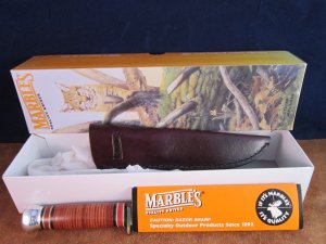 SOLD NOS 1999 R.W. Loveless approved Marbles Sport 99 knife-06-19