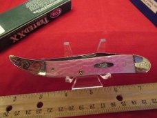 Case XX Pink Lady Case Large Texas Toothpick Serial #114 Pattern # 610098  SS