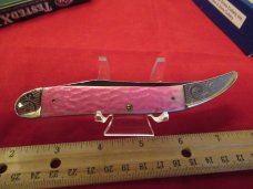 Case XX Pink Lady Case Large Texas Toothpick Serial #114 Pattern # 610098  SS