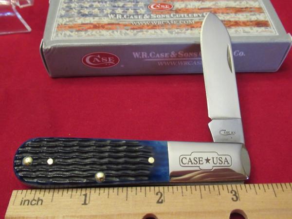 Case XX 2019 Blue Bone Rogers Corn Cobb Jigged Barlow Pattern # 61009 SS Case XX 2019 Blue Bone Rogers Corn Cobb Jigged Barlow Pattern # 61009 SS
