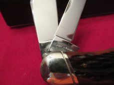 Schatt & Morgan Amber Bone Cattle  Knife Pattern # 043163 