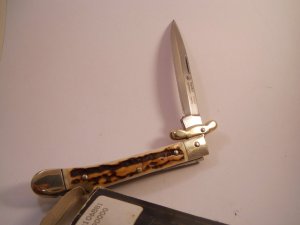 German Puma Stag Cheetah like Lockback Knife 210563