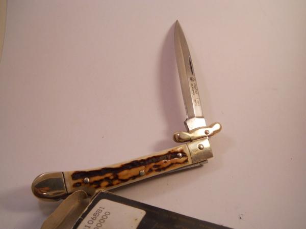 German Puma Stag Cheetah like Lockback Knife 210563 German Puma Stag Cheetah like Lockback Knife 210563