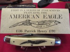 Schrade  American Eagle Series  Stockman  Pattern # E1 USA 