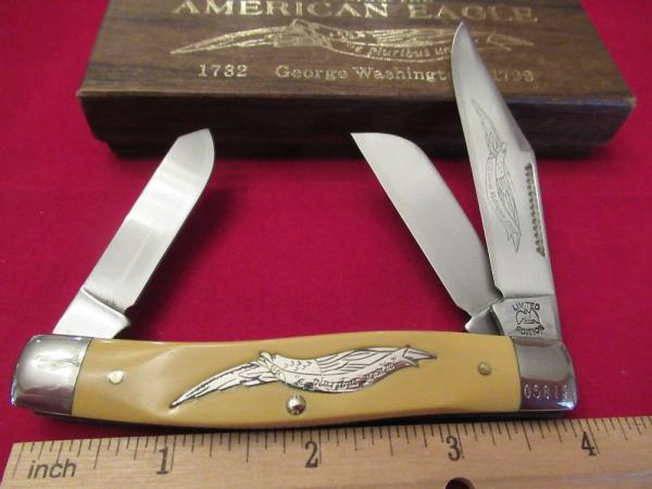Scharde Fifth in the Series of American Eagle Yellow Delrin Stockman Scharde Fifth in the Series of American Eagle Yellow Delrin Stockman