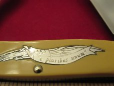 Scharde  Fifth in the Series of American Eagle Yellow Delrin Stockman 
