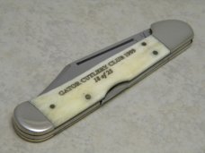 Case XX USA Natural Bone 61549L SS 1999 Gator Cutlery Club Copperlock Knife #18 of 25