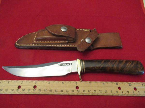 Randall Made Knives  Model 12 B 6" Sportsman Bowie  7 Spacers