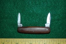 Very Early Judson Cutlery Vintage Wooden Scale Pocket Knife