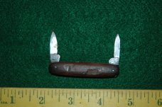 Very Early Judson Cutlery Vintage Wooden Scale Pocket Knife