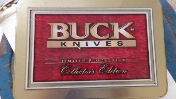 Buck Knife Collector's Series 2006 - Models  372 and 380 Red Jigged Bone Handles- Free Shipping