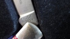 Buck Knife Collector's Series 2006 - Models  372 and 380 Red Jigged Bone Handles- Free Shipping