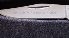 Buck Knife Collector's Series 2006 - Models  372 and 380 Red Jigged Bone Handles- Free Shipping