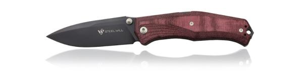 STEEL WILL KNIFE 1555 GEKKO FOLDING-RED/BLACK STEEL WILL KNIFE 1555 GEKKO FOLDING-RED/BLACK