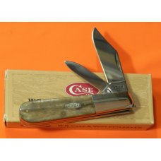 Late 90s Case xx Barlow w/ Green Appaloosa Bone Handles Mdl#A62009 1/2 -Nice Snap and NO Wobble