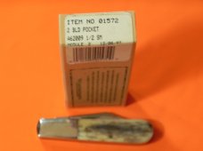 Late 90s Case xx Barlow w/ Green Appaloosa Bone Handles Mdl#A62009 1/2  -Nice Snap and NO Wobble