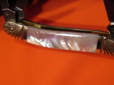 Boker "Double Tree" Whittler w/ Flawless & Fiery Mother of Pearl Handles & Fancy Bolsters -WOW