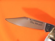 Boker "Double Tree" Whittler w/ Flawless & Fiery Mother of Pearl Handles & Fancy Bolsters -WOW