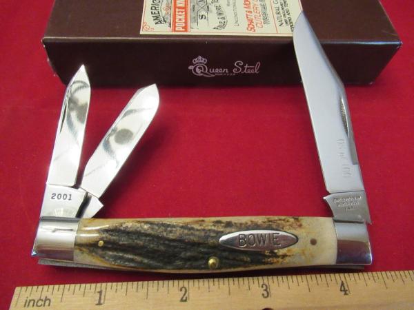 Bowie Corporation Large Stag Stockman Made by Queen Bowie Corporation Large Stag Stockman Made by Queen