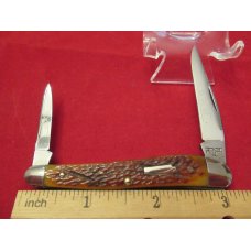 Schatt & Morgan Series VIII Antique Carmel Bone Wharncliff Whittler Pattern # 042146