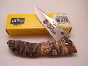 Buck USA Bantam Lockback Knife NAPA in Box Camo 