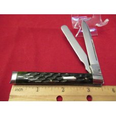 Schatt amp Morgan 1996 Series VI Dark Green Bone Doctors Knife pattern 042296
