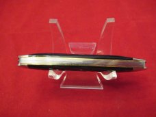 Schatt & Morgan Series VII Dark Blue Jigged Bone Wharncliff Whittler Pattern# 043046