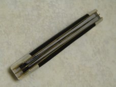 Hardin Germany Black "American Coal Haulers" Trapper Knife