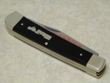 Hardin Germany Black "American Coal Haulers" Trapper Knife