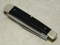 Hardin Germany Black "American Coal Haulers" Trapper Knife