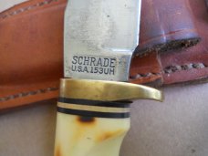 Schrade 153 UH USA Knife Sheath Golden Spike 