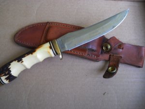 Schrade 153 UH USA Knife Sheath Golden Spike