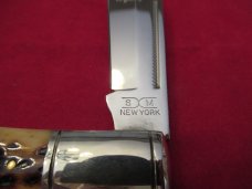 Schatt & Morgan  Premier 1 of 400  Large  Bone  Coke Bottle Pattern # 041802