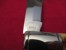 Schatt & Morgan  Premier 1 of 400  Large  Bone  Coke Bottle Pattern # 041802
