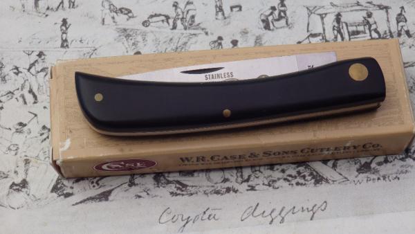Case Sodbuster 3138ss Black Handles with Blade Etch