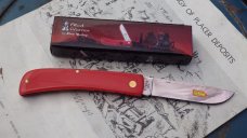 Steel Warrior  Sodbuster/Utility Knife Red Synthetic Handles