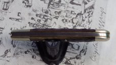 Gobernador Single Sheeps Foot Blade Pocket knife      Jigged Bone Handles