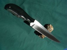 Rick Frigault custom tactical fighter fixed blade knife with kydex sheath