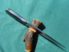 Rick Frigault custom tactical fighter fixed blade knife with kydex sheath