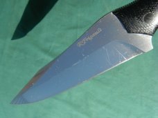Rick Frigault custom tactical fighter fixed blade knife with kydex sheath