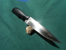 Rick Frigault custom tactical fighter fixed blade knife with kydex sheath