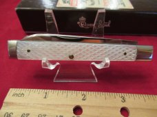 Queen Sheffield Jigged Pearl Handle Doctors Knife Pattern # 96