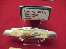 Case XX 2000 Vintage Stag Whittler Pattern # V5383WH SS